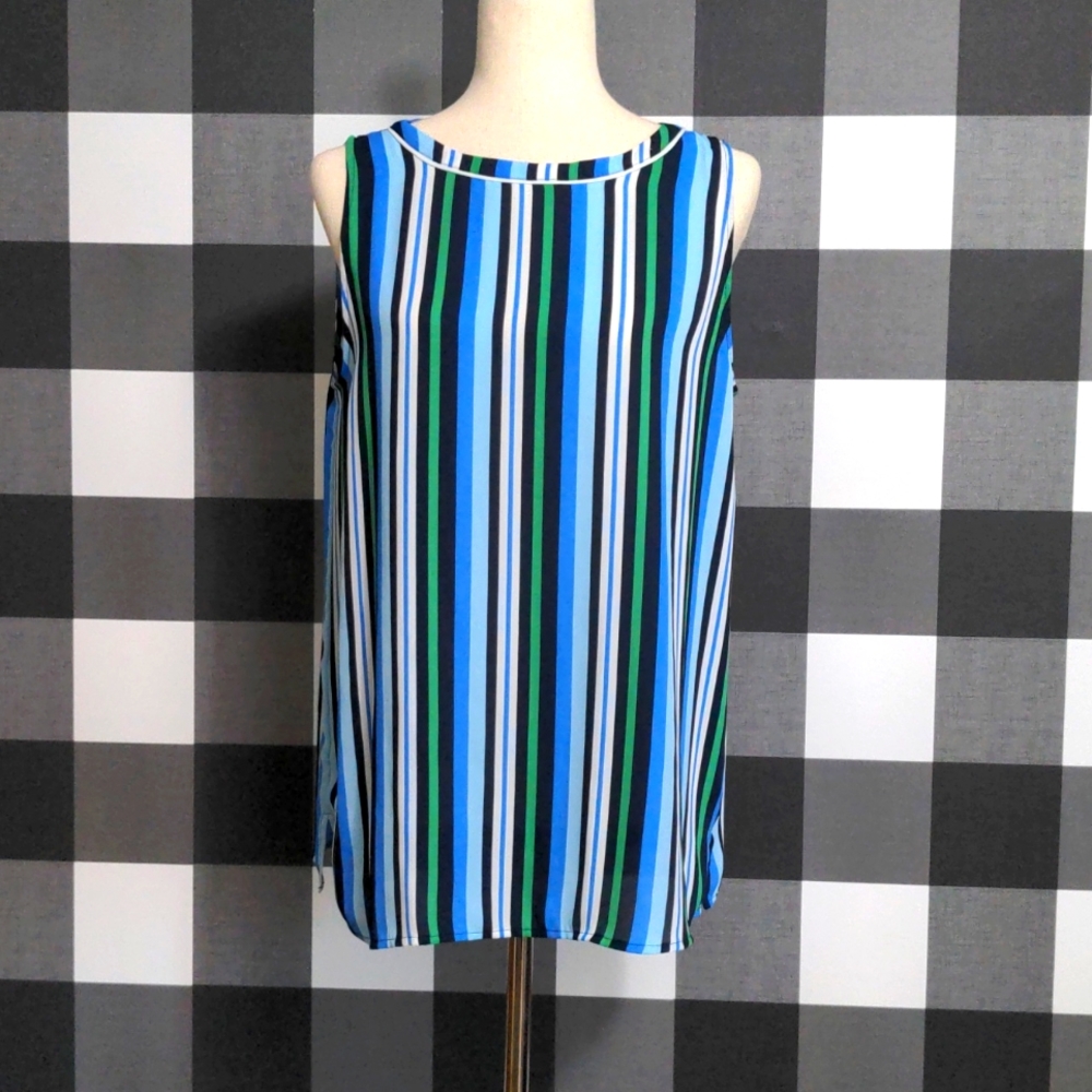 LOFT striped tank blouse